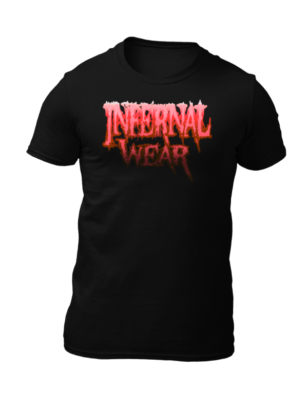 INFERNAL WEAR LOGO (RED) T - SHIRT - Infernal Wear - T-Shirt -
