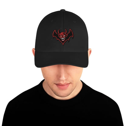 DEMON BAT Closed Back Structured Twill Cap - Infernal Wear - 