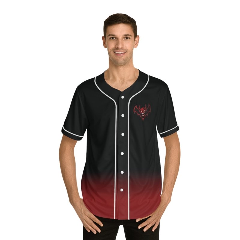 DEMON BAT Men's Baseball Jersey (AOP) - Infernal Wear - All Over Prints - 