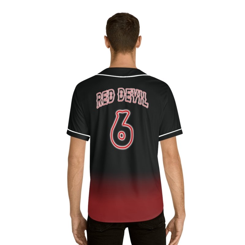 DEMON BAT Men's Baseball Jersey (AOP) - Infernal Wear - All Over Prints - 