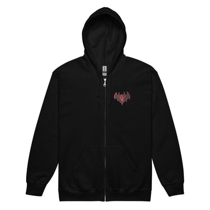 DEMON BAT Mens heavy blend zip hoodie - Infernal Wear - 