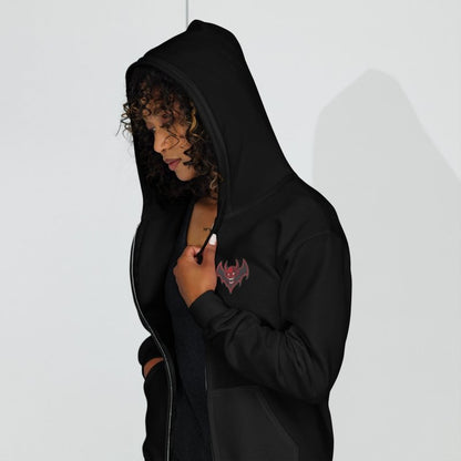 DEMON BAT Mens heavy blend zip hoodie - Infernal Wear - 