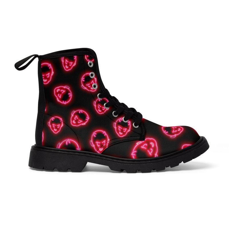 NEON DEMON Women’s/Men's Canvas Boots - Infernal Wear - Shoes - 