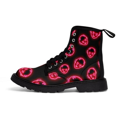 NEON DEMON Women’s/Men's Canvas Boots - Infernal Wear - Shoes - 