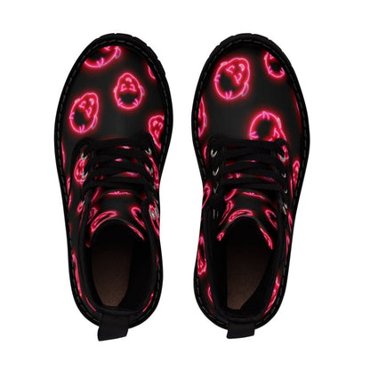 NEON DEMON Women’s/Men's Canvas Boots - Infernal Wear - Shoes - 