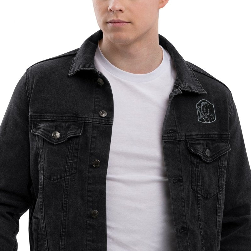 PALE RIDER TOMBSTONE Men’s Black denim jacket - Infernal Wear - Jacket - 