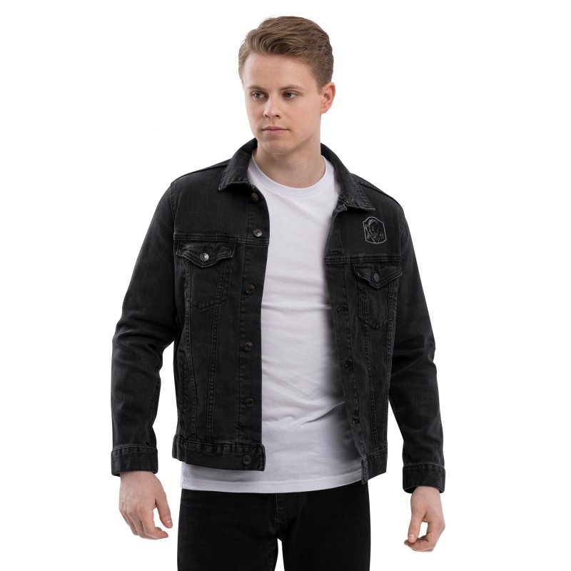 PALE RIDER TOMBSTONE Men’s Black denim jacket - Infernal Wear - Jacket - 