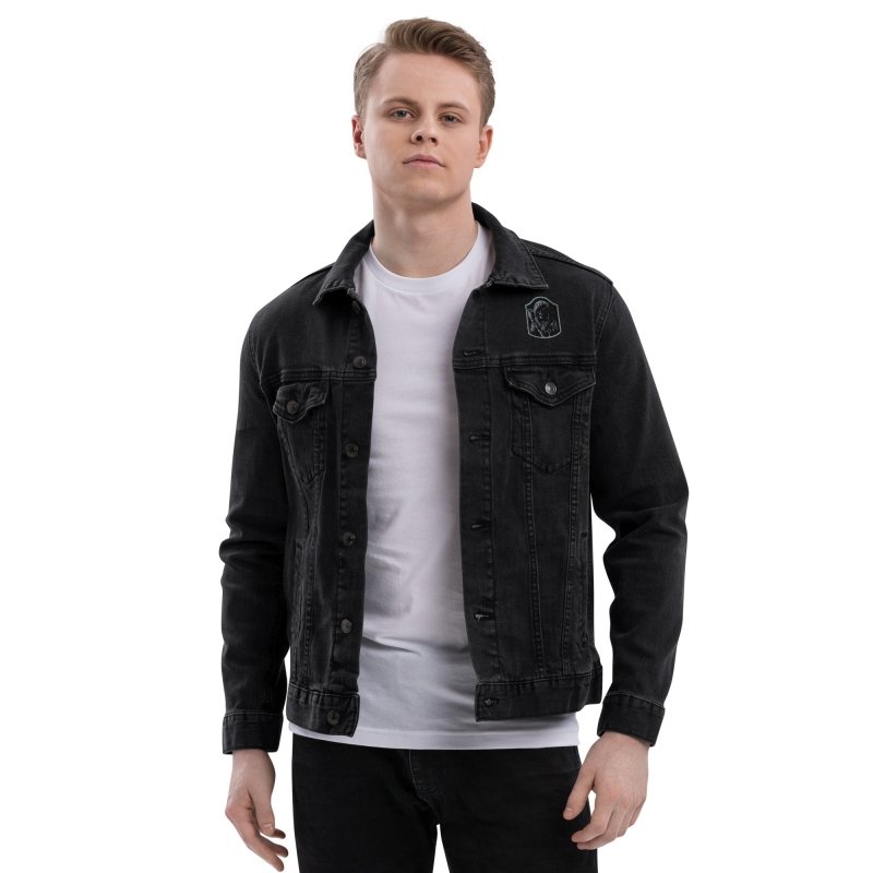 PALE RIDER TOMBSTONE Men’s Black denim jacket - Infernal Wear - Jacket - 