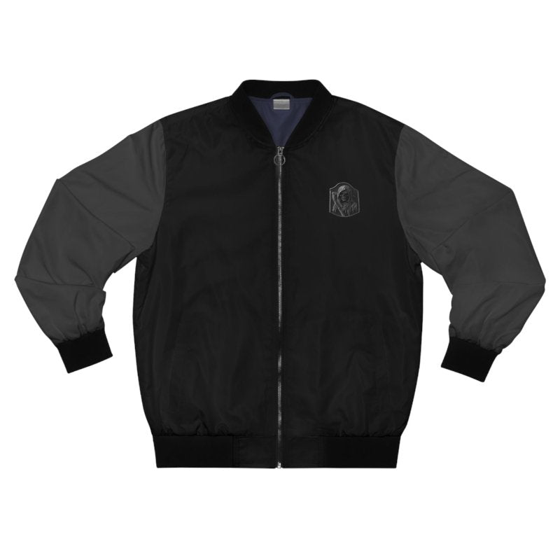 PALE RIDER/BLK/GRY Men's Bomber Jacket (AOP) - Infernal Wear - All Over Prints - 